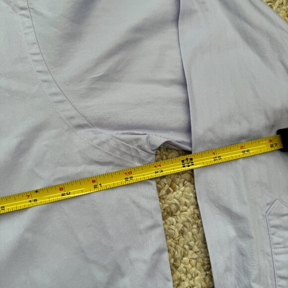 Joseph‎ Abboud Button Front Shirt Mens 16 34/35 Non Iron Lavender - Picture 4 of 7